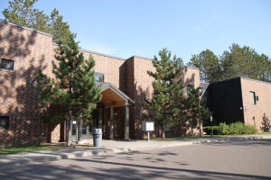 exterior of dorm on campus at fond du lac college